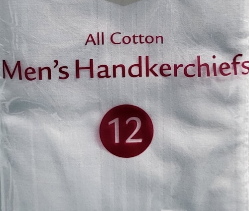 White  Handkerchiefs (12pack)